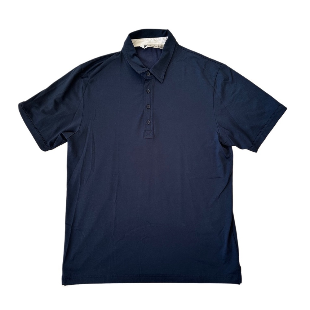Travis Mathew Navy Blue Polo Shirt